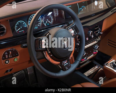 Rolls Royce Phantom 2017 empattement court. Banque D'Images