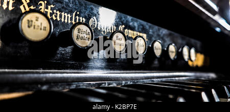 Orgue de l'église s'arrête. Banque D'Images