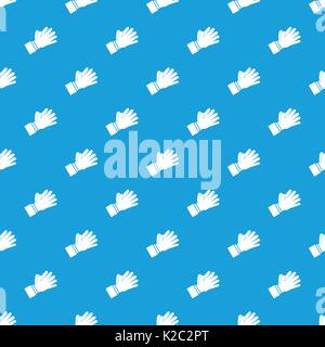 Mains Mains applaudissant bleu transparente motif Illustration de Vecteur