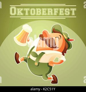 Festival de la bière Oktoberfest banner Illustration de Vecteur