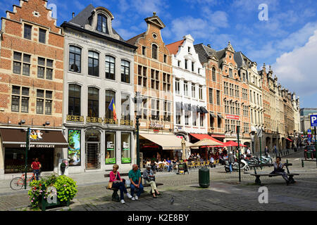 Rue de la Montagne, Bergstraat, Bruxelles, Belgique Banque D'Images