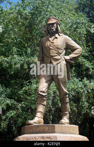 David Livingstone statue de Victoria Falls au Zimbabwe Banque D'Images