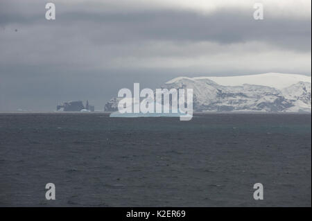 Buckle Island, îles Balleny, Antarctique, février. Banque D'Images