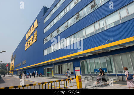 Magasin IKEA à Pékin, en Chine. Banque D'Images