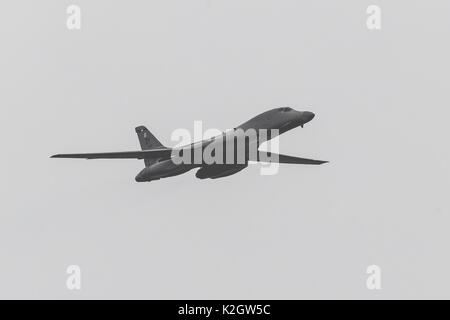 Radom, Pologne - 26 août 2017:american air force b1b bomber pendant le spectacle aérien de Radom en 2017. Banque D'Images