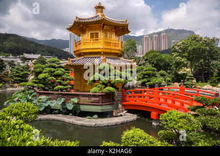 Temple de la perfection absolue à Hong Kong Banque D'Images