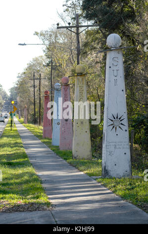 Solar Walk in Gainesville, Floride. Banque D'Images