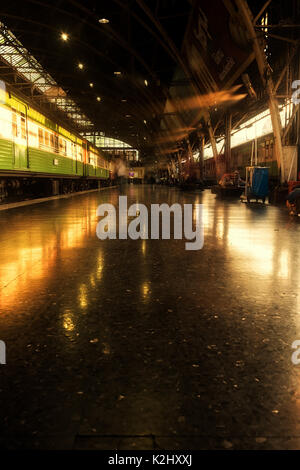 La gare de Hua Lamphong à Bangkok, Thaïlande Banque D'Images