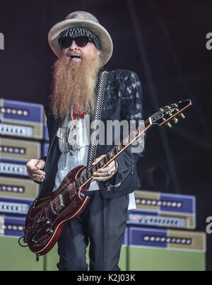 Ramblin' Man Fair 2017 - Jour 3 En vedette : ZZ Top Où : Kent, Royaume-Uni Quand : 30 juillet 2017 : crédit rapide/WENN.com Ricky Banque D'Images