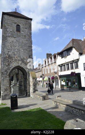 Le Canterbury Heritage Museum à Canterbury, Kent. Il abrite également le musée de l'ours Rupert Banque D'Images