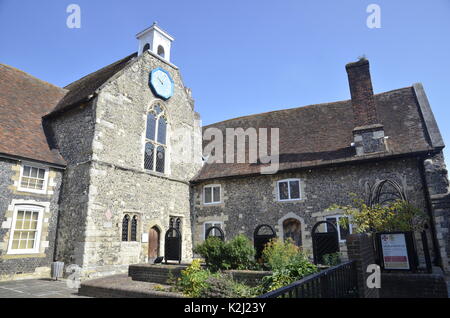 Le Canterbury Heritage Museum à Canterbury, Kent. Il abrite également le musée de l'ours Rupert Banque D'Images