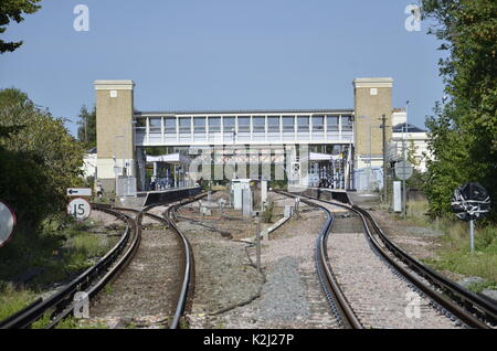 La gare ouest de Canterbury, Kent à Canterbury Banque D'Images