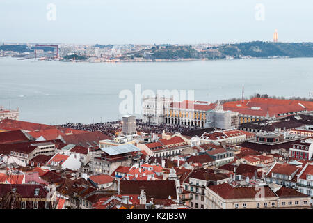 Tage de points de Alfama Banque D'Images