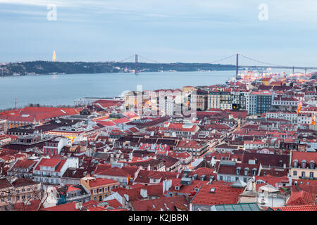 Tage de points de Alfama Banque D'Images