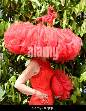 La photo doit être crédité ©Presse Alpha 079965 22/06/2017 Racegoer à Royal Ascot 2017 tenue à Ascot Racecourse à Ascot, Berkshire Banque D'Images