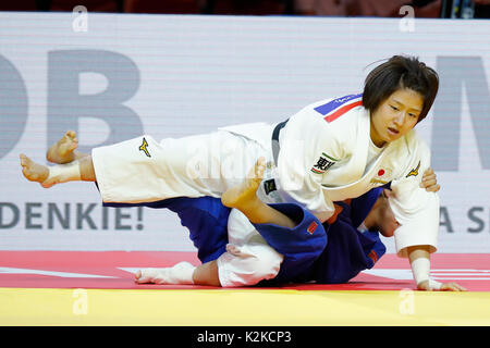 Budapest, Hongrie. Août 30, 2017. Yoshida Tsukasa (JPN) Judo : SUZUKI Budapest 2017 Championnat du monde de judo -57kg femmes 2e tour à l'Arène de Sport de Budapest à Budapest, Hongrie . Credit : Yusuke Nakanishi/AFLO SPORT/Alamy Live News Banque D'Images