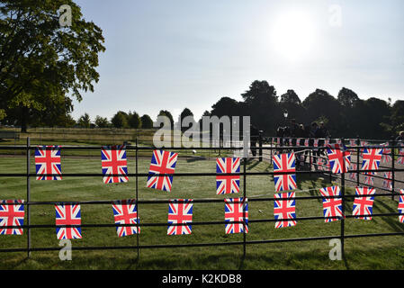 Le palais de Kensington, Londres, Royaume-Uni. Août 31, 2017. Hommages sont posées en dehors de Kensington Palace pour le 20e anniversaire de la mort de la princesse Diana. Crédit : Matthieu Chattle/Alamy Live News Banque D'Images