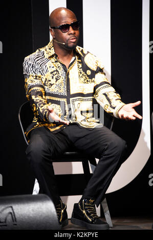 Berlin, Allemagne. 06Th Sep 2017. Wyclef Jean assiste à la Bread & Butter 2017 par Zalando Arène à Berlin. Berlin, 01.09.2017 Crédit : Geisler-Fotopress/Alamy Live News Banque D'Images