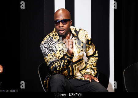 Berlin, Allemagne. 06Th Sep 2017. Wyclef Jean assiste à la Bread & Butter 2017 par Zalando Arène à Berlin. Berlin, 01.09.2017 Crédit : Geisler-Fotopress/Alamy Live News Banque D'Images