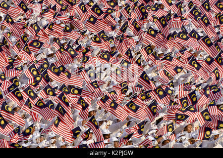 Kuala Lumpur, Malaisie. Août 31, 2017. La Malaisie célébrer 60e journée nationale du Merdeka Square(indépendance) le 31 août 2017 à Kuala Lumpur, Malaisie. Crédit : Chris Jung/ZUMA/Alamy Fil Live News Banque D'Images