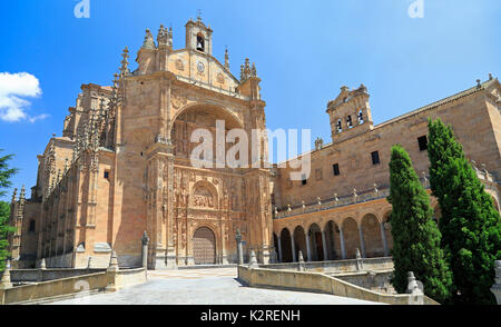 Couvent de Saint Stephen façade dans Salamanque, Espagne Banque D'Images