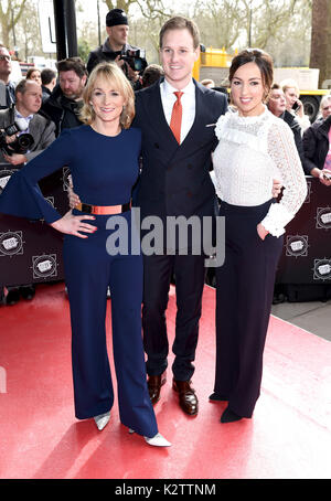 La photo doit être crédité ©Presse Alpha 079965 14/03/2017 Louise Minchin Dan Walker Sally Nugent Tric Awards 2017 Le du Grosvenor House Hotel London Banque D'Images