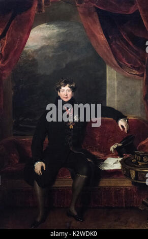 Thomas Lawrence (1769 - 1830), portrait du roi George IV (1762-1830), 1822. Banque D'Images