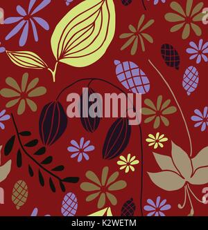 Motif floral transparent dans le Vector Illustration de Vecteur