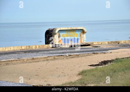 Le semi-épaves Lido à Margate dans le Kent Banque D'Images