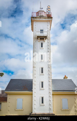 Détail de l'architecture de la potence phare dans la ville de Les Sables D Olonne, France Banque D'Images