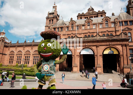 Kelvingrove Art Gallery and Museum, Glasgow au cours de l'Art de la bande dessinée Exposition Banque D'Images