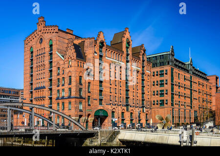 Musée maritime international dans la ville portuaire de Hambourg, Allemagne, Europe, Internationales Maritimes Museum in der Hafencity Hamburg, Deutschland von Banque D'Images