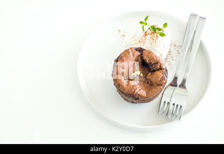 Gâteau Chocolate Moose Banque D'Images