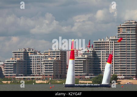 Kazan, Russie - 22 juil 2017 : plane sur la route de la Coupe du monde Red Bull Air Race Banque D'Images