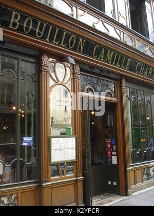 Symon Petlioura, leader ukrainien en exil à Paris l'habitude de manger dans ce restaurant, bouillon, et a pris son dernier repas ici juste avant qu'il a été tué Banque D'Images