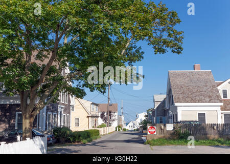 Pleasant Street à Provincetown, Massachusetts, Cape Cod, USA. Banque D'Images