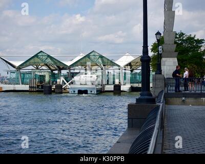 L'Autorité du port Ferry Terminal, Brookfield Place, Battery Park, New York, NY, USA. Banque D'Images