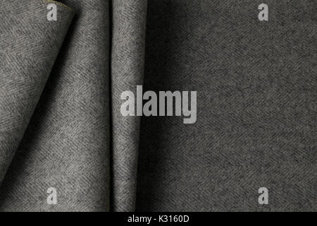 Tissu de laine gris, avec des motifs textiles background Banque D'Images