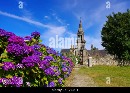 Plomodiern Sainte-Marie du Menez Hom en Bretagne, France Banque D'Images