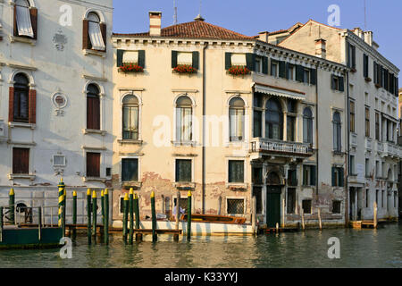 Au palais du grand canal, Venise, Italie Banque D'Images