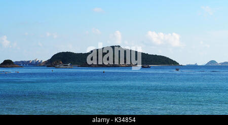 Hong Kong Repulse Bay plage beau emplacement nature monument pour touristes. Banque D'Images