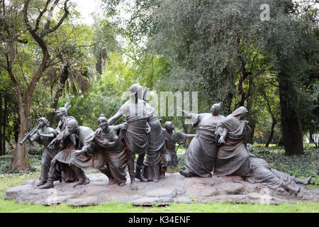 BOTANICO, BUENOS AIRES, ARGENTINE - Septembre 2017 - Statue de Saturnales faite par Ernesto Biondi en 1909. L'original a été fait à Rome. Banque D'Images