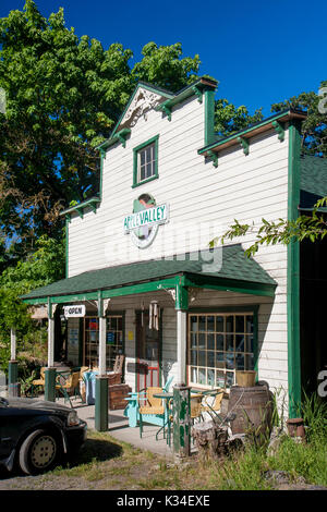 Apple Valley Country Store - vente de confitures locales, glaces, sandwichs, Hood River, Oregon, USA Banque D'Images