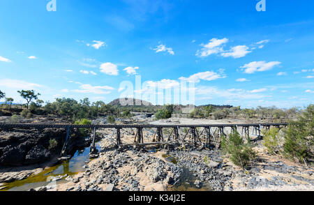 Pont de la rivière Copperfield près d'Einasleigh, Queensland, Queensland, Australie Banque D'Images