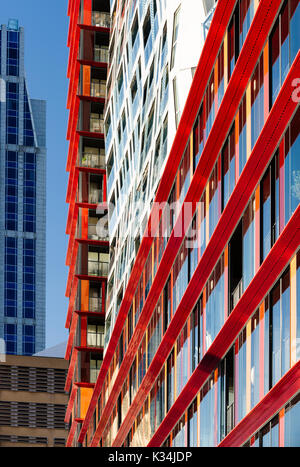 L'extérieur de l'édifice, Calypso Kruisplein, Rotterdam, Pays-Bas Banque D'Images