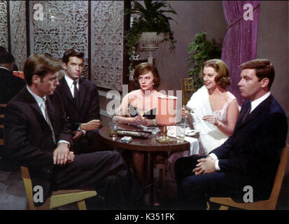 Toutes les Fine Young Cannibals ROBERT WAGNER, George HAMILTON, NATALIE WOOD, SUSAN KOHNER, Date : 1960 Banque D'Images