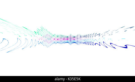 Résumé Une ligne de couleur violet et bleu fond d'image. Banque D'Images