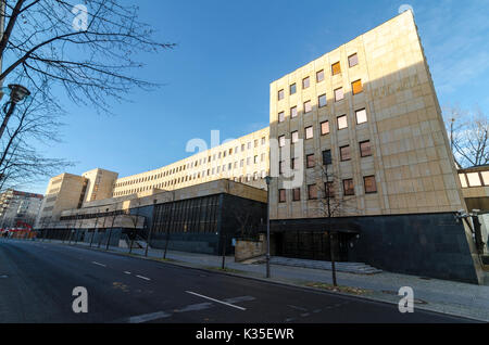 L'immeuble de la Deutsche Bank sur bloc moderne Französische Strasse. Berlin, Allemagne Banque D'Images