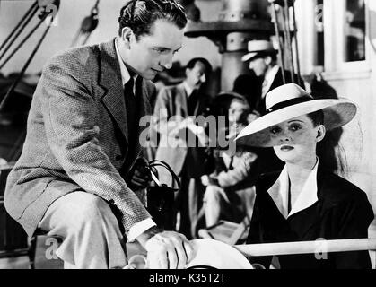 Reise aus aka and crew. Maintenant, voyager, USA 1942 Regie : Irving Rapper acteurs : Bette Davis, Paul Henreid Banque D'Images