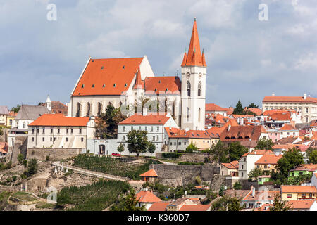 Znojmo République tchèque St.Nicholas Church Landscape Banque D'Images